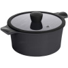 Каструля RINGEL Zitrone Black Кастрюля 24x12 см (4.2л) з кришкою RG-2108-24/1 BL