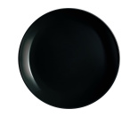 Тарілка LUMINARC DIWALI BLACK /25 см/обід.