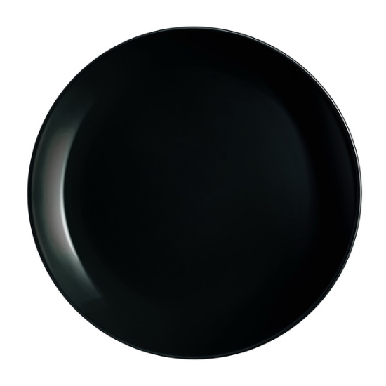 Тарілка LUMINARC DIWALI BLACK /25 см/обід.
