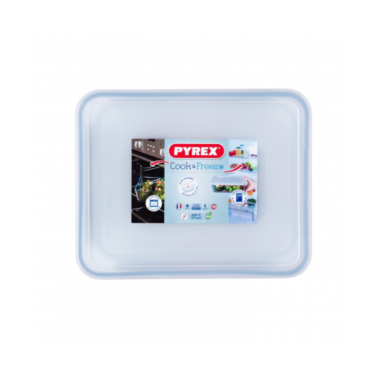 Форма с/к PYREX Cook&Freez з криш прямокут 25х19х8 (2.6л)