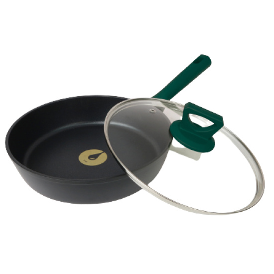 Сковорода RINGEL Herbal глибока 24 см з/кришкою RG-1101-24/h/L