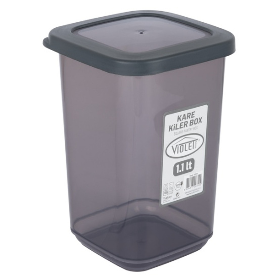 контейнер пл. VIOLET HOUSE 0310 Transparent Black д/сип. 1.1 л