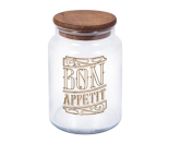 Банка HEREVIN Bon Appetit з дерев. кришкою 0.89 л