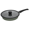 Сковорода RINGEL Zitrone Olive 24см з кришкою RG-2108-24/OL