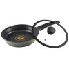 Сковорода RINGEL Zitrone Olive 24см з кришкою RG-2108-24/OL