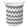 Корзина IDEA HOME LY-03 круг. ткан. з/кр Zig Zag 35х45 см