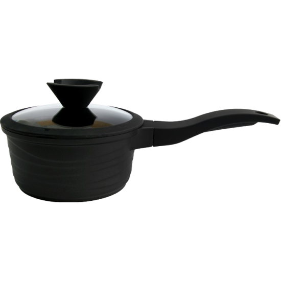 Lessner.Black Pro New.Ківш алюмін.антипригар.D=16см 1,3л 55872-16