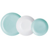 Сервіз LUMINARC DIWALI LIGHT TURQUOISE & WHITE /18 пр