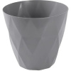 Flower pot VIOLET HOUSE 0199 PRIZMA GREY д/квітів із внут.зливом води 3 л.