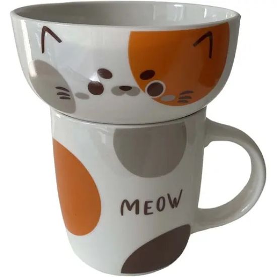 Набір посуду дит. Limited Edition HAPPY CAT /НАБІР/ 2 пр. / в упаковці