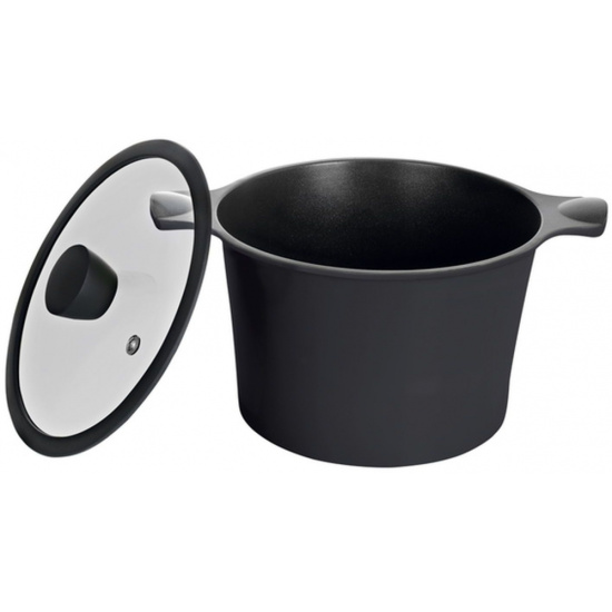 Каструля RINGEL Zitrone Black 24x16.2 см (5.8л) з кришкою RG-2108-24/2 BL