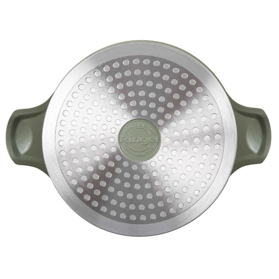 Каструля RINGEL Zitrone Olive висока (5.8л) 24x16.2 з кришкою RG-2108-24/2/OL
