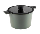 Каструля RINGEL Zitrone Olive висока (5.8л) 24x16.2 з кришкою RG-2108-24/2/OL