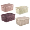 "PLAST ART" Корзина Bursev PEARL с кришкою 10,0 л (350*238*155 мм)
