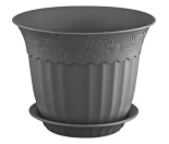 "PLAST ART" (AS-152) Горщик д/квітів з пiдст. "Антiк" 1.75л (40)