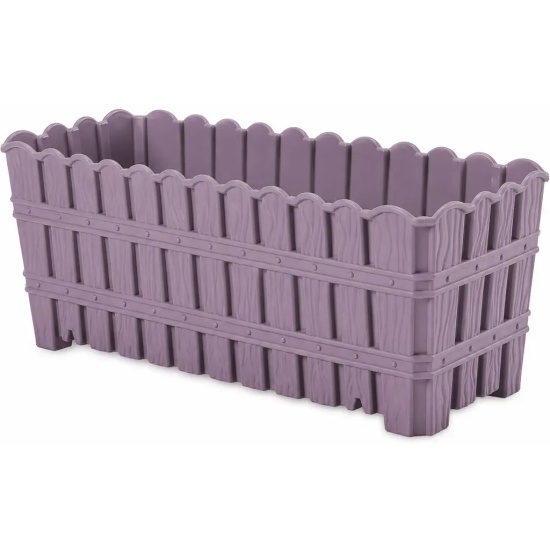 Горщик для квітів VIOLET HOUSE 1055 BAMBOO BALCONY PLUM д/квітів із дренажем 30 см