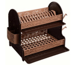 kitware VIOLET HOUSE 0414 Ажур COFFEE сушка д/посуду 28*40*38 см