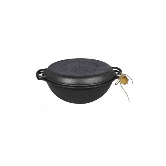 V12СРWokУк Казан узбецький WOK 12л з кришкою-сковородою