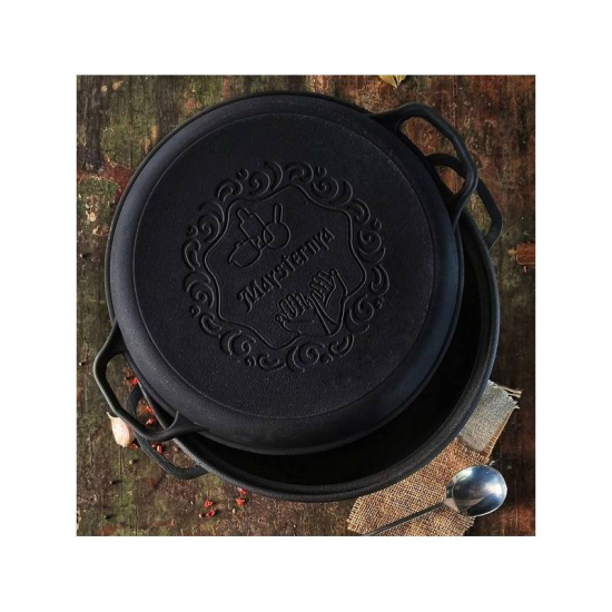 V12СРWokУк Казан узбецький WOK 12л з кришкою-сковородою