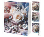 Пакет подарунковий паперовий S "Pearl roses" 18*23*10см R33495-S (720шт)