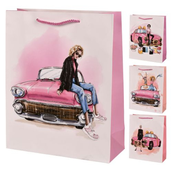 Пакет подарунковий паперовий S "Girls" 18*23*10см R98457-S (720шт)
