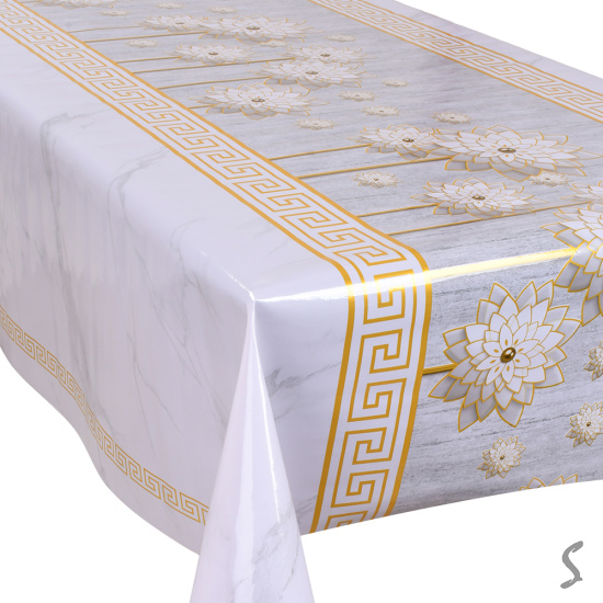 5437 Клейонка ПВХ з малюнками 3D на тканинній основі 1.40*20м