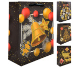 Пакет новор. папер.  L "Christmas bell" 40*55*15см TL00067-XL/TL00064-L (240шт)