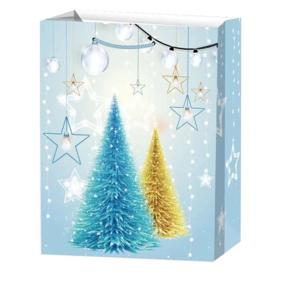 Пакет новорічний паперовий M "New Year" 26*32*10см R97025-M (300шт)