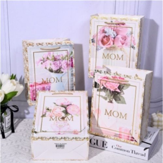 Пакет подарунковий паперовий S "Mom" 18*23*10см R33180-S (720шт)