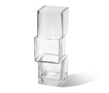 Ваза скляна "Iceberg" 9*27см R95305 (15шт)