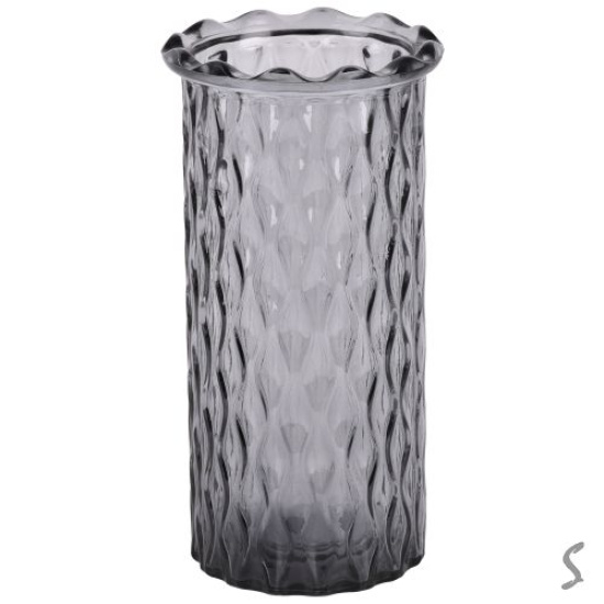 Ваза скляна "Rosalie" 9*19см R35672 (30шт)