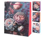 Пакет подарунковий паперовий S "Flowers 3D" 18*24*8.5см R34735-S (720шт)