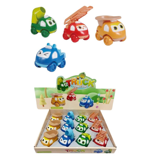 Іграшка "TRUCK",машинки 4вида,12шт. в упк (5,5*8*6)см №0819-5 (432)