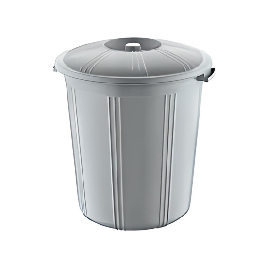 "PLAST ART" (AK-216)  Смітник "Eco" круглий звичайна кришка 35Л