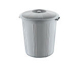 "PLAST ART" (AK-217) Смітник "Eco" круглий звичайна кришка 50л