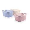"PLAST ART" (M-162) КОШИК  DROP DESIGN   Б/КРИШКИ (23,5 x 17,5 x 12 CM)  3,3 Л