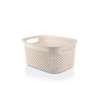 "PLAST ART" (M-162) КОШИК  DROP DESIGN   Б/КРИШКИ (23,5 x 17,5 x 12 CM)  3,3 Л