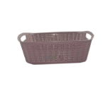 "PLAST ART" (M-059) Кошик в'язка (26,5*20*9,5см) 3л (36)