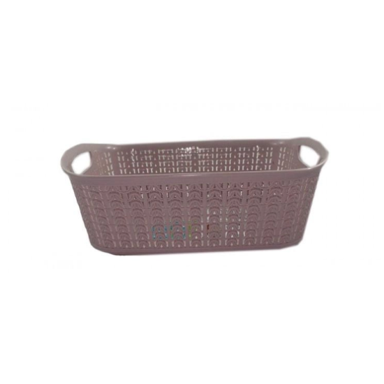 "PLAST ART" (M-059) Кошик в'язка (26,5*20*9,5см) 3л (36)