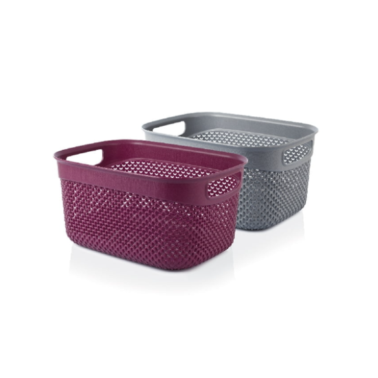 "PLAST ART" (M-163) КОШИК DROP DESIGN Б/КРИШКИ  6,6Л