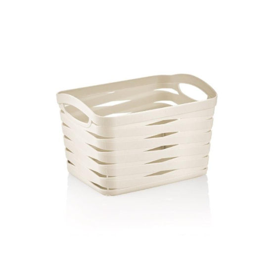 "PLAST ART" (M-082) КОШИК RIBAND DESIGN (26 X 20 X 17 CM)  6,6 Л
