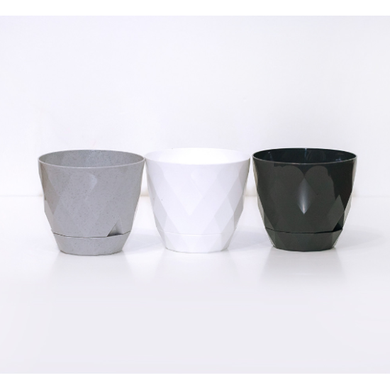 "PLAST ART" (KRS-452) Yakamoz Saks горщик для квітів 1,3л